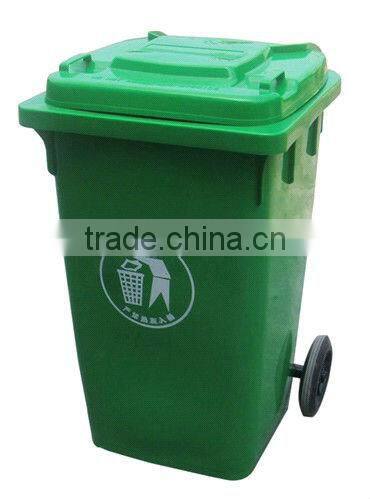 fasionable top polishing body red powder coating with pedal trash bin rublish bin garbage canister