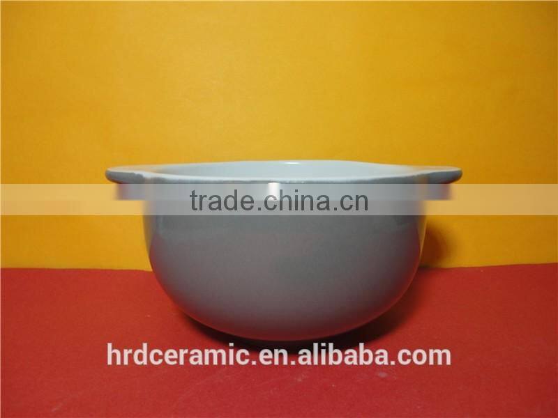 Stocked salad bowl fruit bowl in 17*13*8CM size ceramic bowl