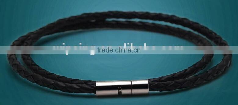 New arrival real leather 2016 Fashion Charm Mens braided Bracelet / woman leather bracelet