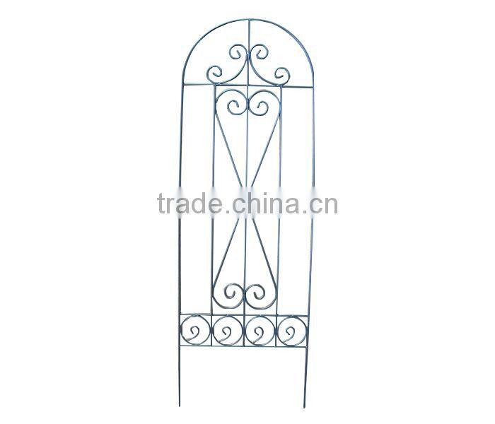 Metal Scrollwork Garden Trellis Yard Decoration