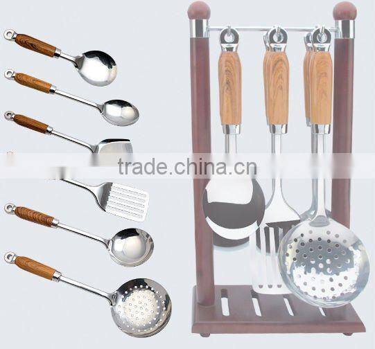 7 pieces Stainless Steel bakelite handle kitchen tools