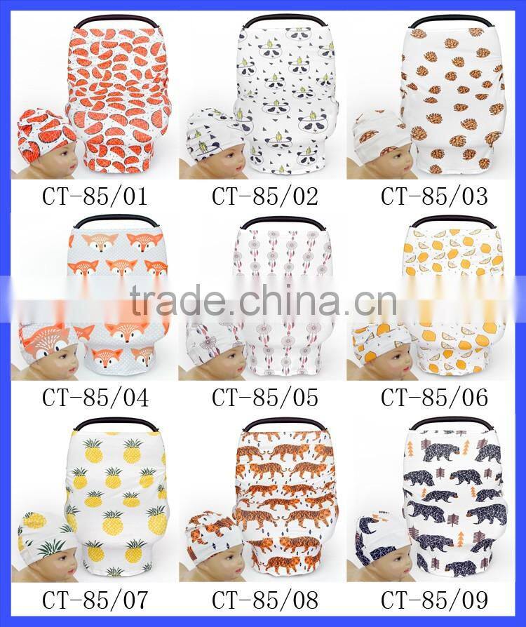multi-use stretchy Bear baby car seat covers & nursing cover