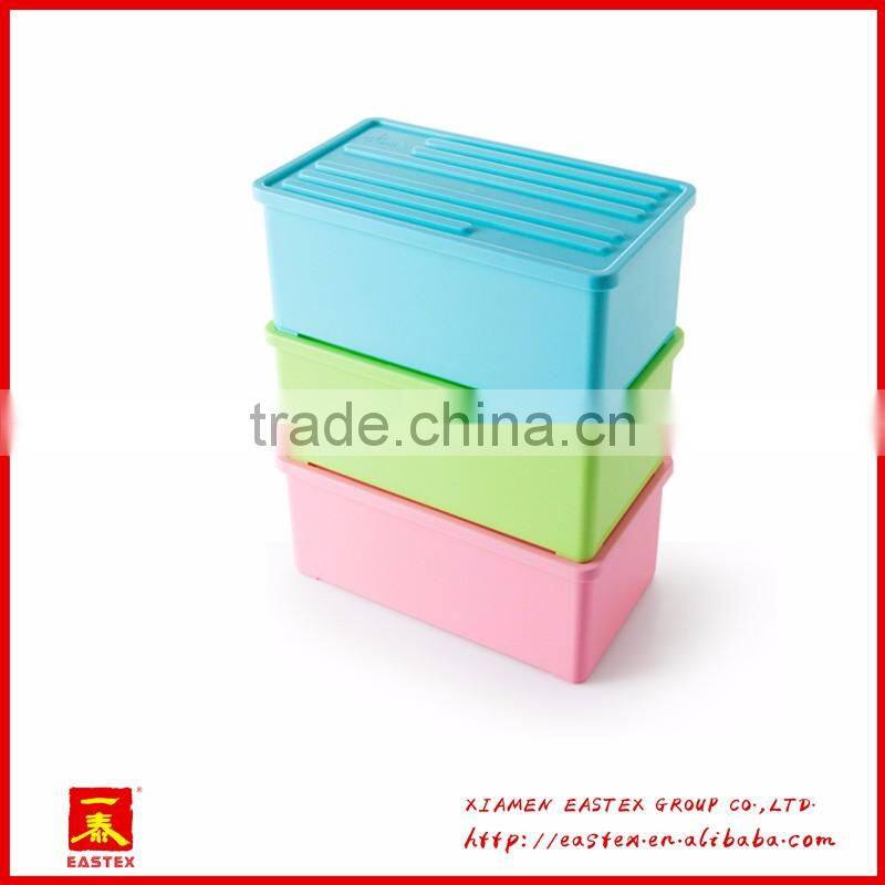 hot sale good quality candy color Plastic storage box