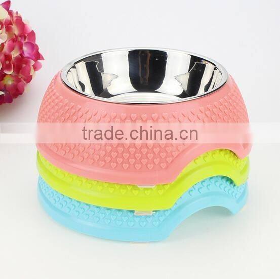 hot selling non slip stainless steel bowl pet