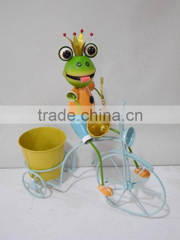 YS13591 new design metal flower frogs trolley with high quality