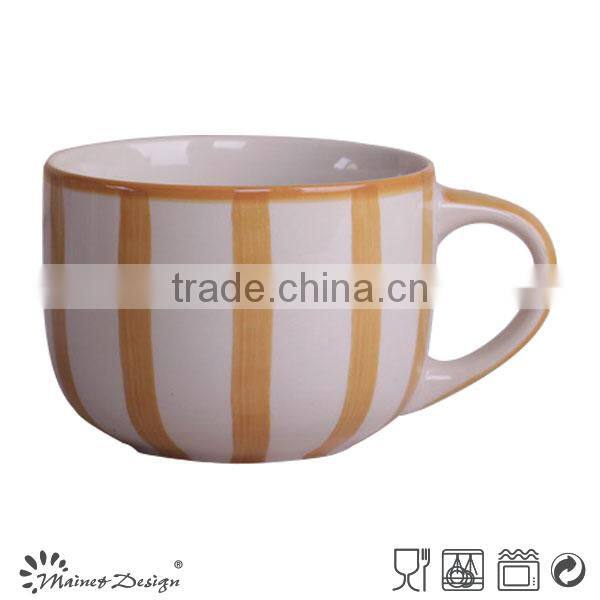 14OZ Hand-painted Stoneware Coffee Mug