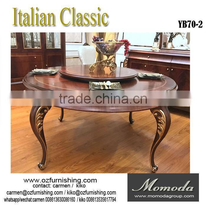 YB70-2 luxury royal furniture Italian furniture made in china hand carved writing desk-