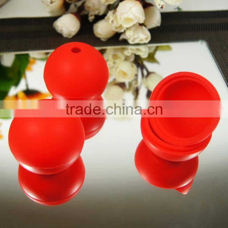 Hot selling 4 cavity silicone ice ball mold