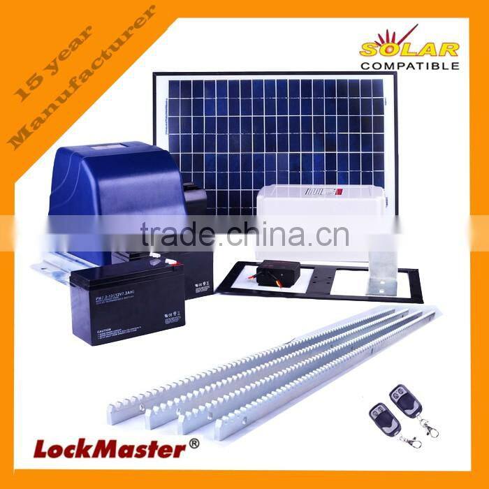 Solar Battery Powered Sliding Gate Motor with Solar Battery