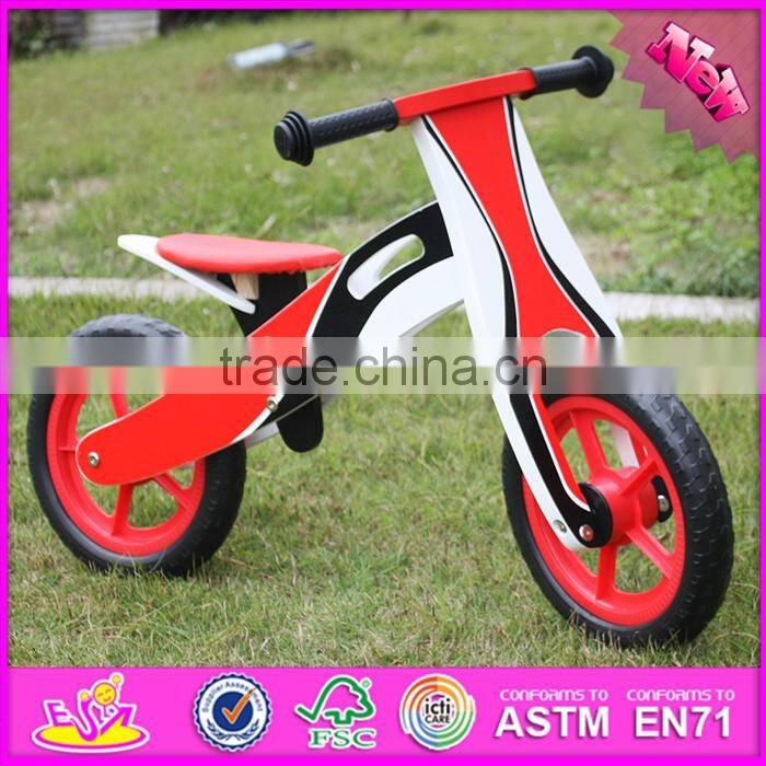 2016 new design preschool wooden balance bikes for toddlers W16C131