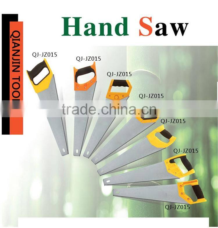 QJ-JH08 Wood handle hand saw with single color,high quality hand saw