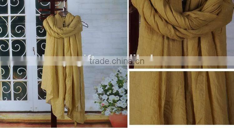 Hot Sale New Arrival Autumn Winter Artesanato Women Scarves Fashion Lengthen Cotton Scarves Warm Solid Scarf