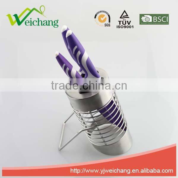 WCCP055 New design great kitchen helper stainless steel knife holder hot sale