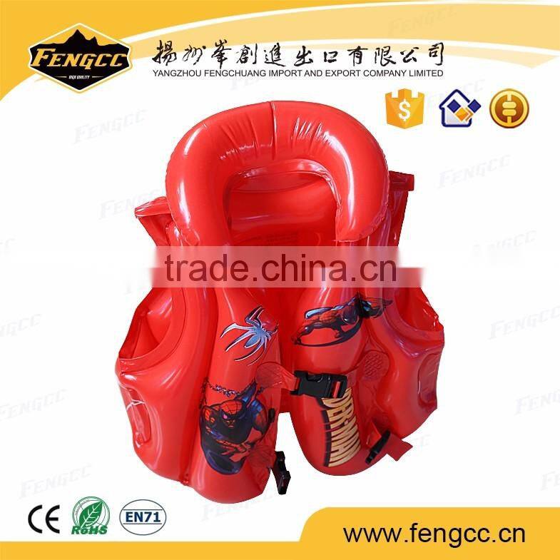 CE certificate PVC safty advertising inflatable water park children swimming jacket