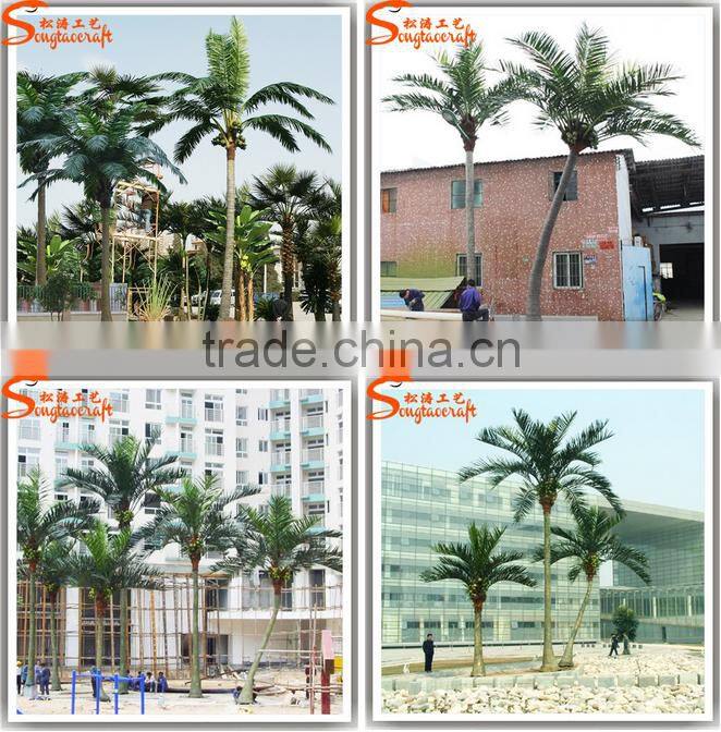 Hot sale Outdoor landscaping artificial fake coconut tree decoration palm tree dubai