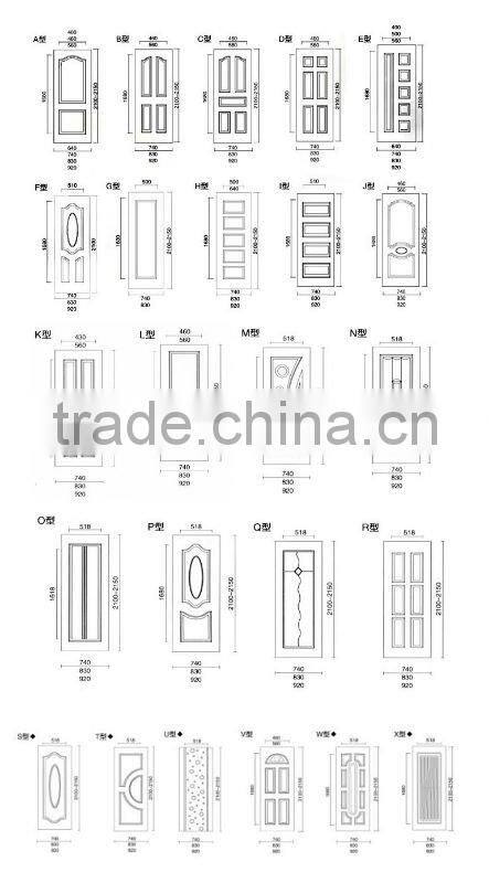 plain natural okoume plywood door skin