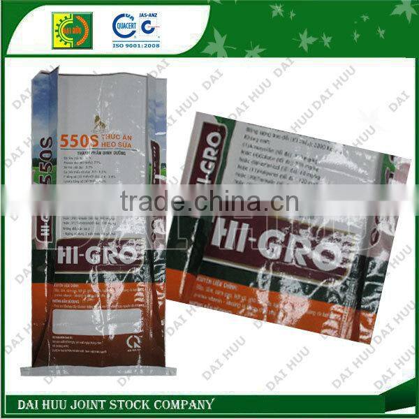 PP woven bag with BOPP lamination