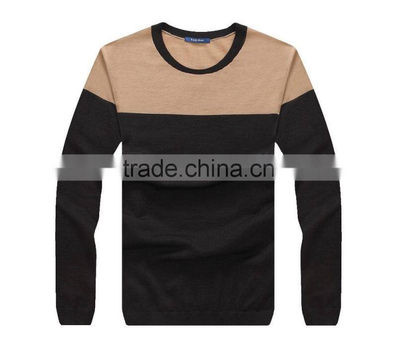 Men's fine quality knitwear two colors sweater