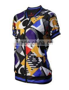 ladies colorful sublimation sports suit , sublimation running suit , outdoor shirt