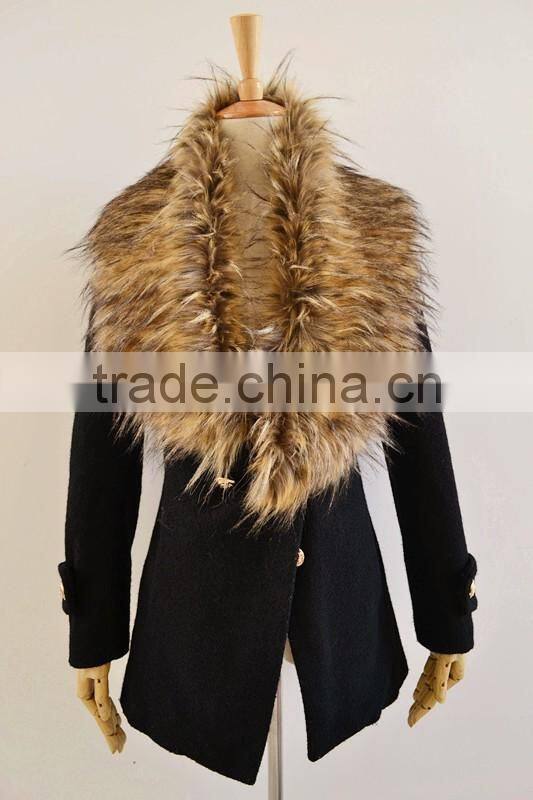 winter top sale and fashion warm lady faux fur decorative fake collar scarf