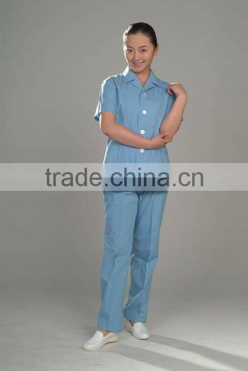 100% Cotton nurse hospital uniform