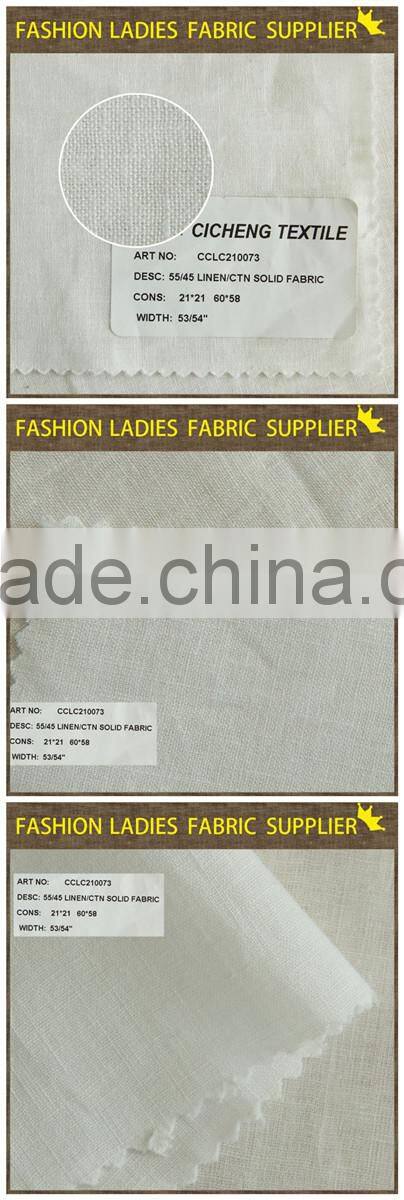 NEW 100% COTTON PRINT CROSS HATCH LADIES TROUSERS BAGS PLAIN LINEN/CTN SOLID FABRIC