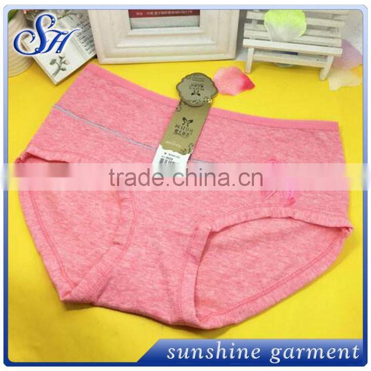 2016 wholesale 100% cotton briefs cheaper underwear for sexy women