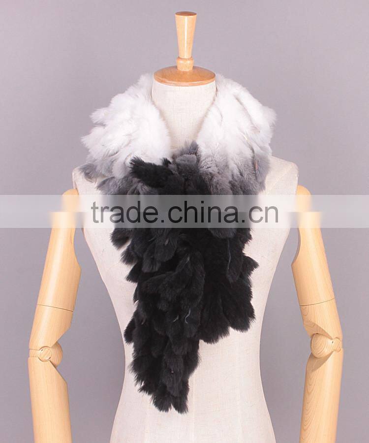 China factory Warm Scarves best-selling scarf shawl Fur Knit Scarf for Winter