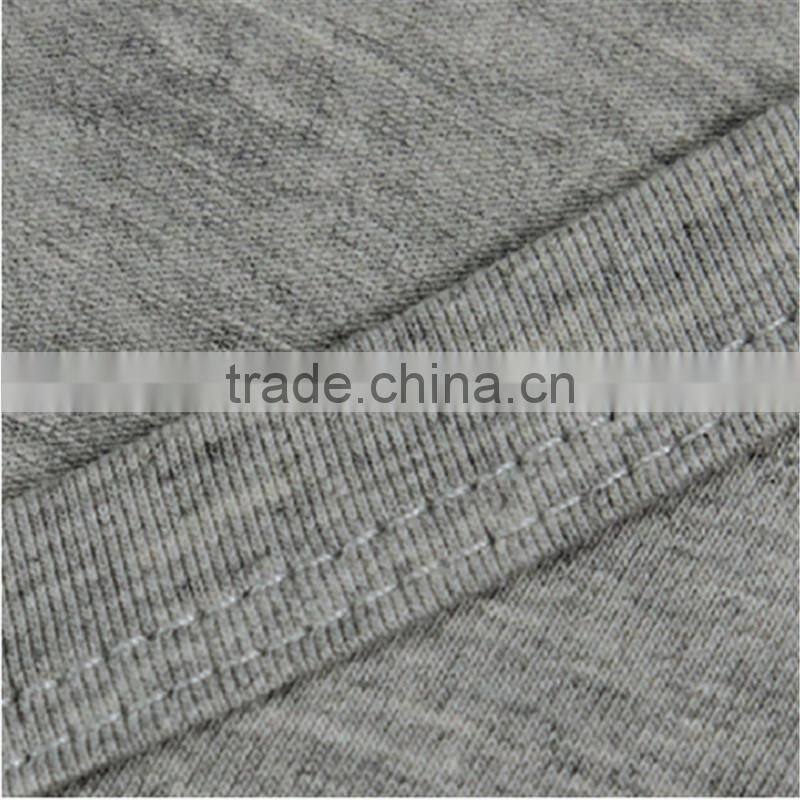 High Quality V-neck T-shirt Organic Cotton Mens With Custom Garment Manufacturer