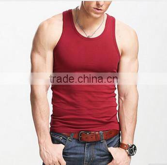 cheap promotional custom design bodybuilding mens tank top man vest