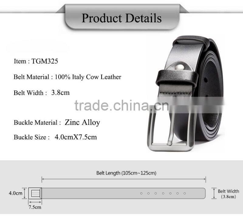 Luxury High Quality Italian Genuine Leather Belts Men Classic Style Belt