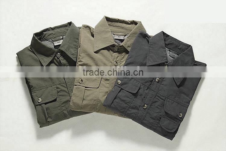 Mens Quick Dry waterproof Jacket and Zip Off Leg Men Sports Pants