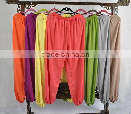 women good quality rayon simple sports pants