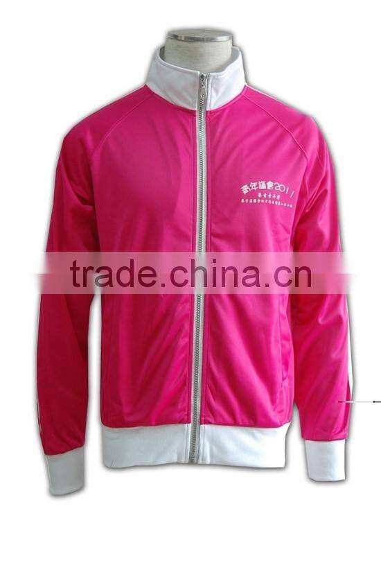 Great workmanship popular 100% cotton pink quilted sweatshirts