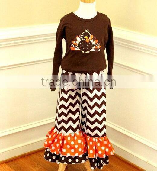Thanksgiving baby layette exquisite new design embroidery suit importing baby clothes from china