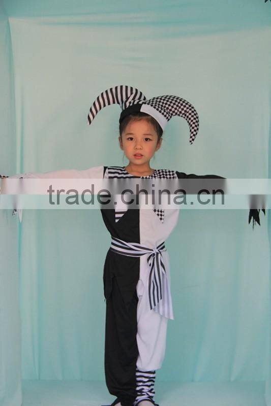 Halloween Children Cosplay Clown Costume With Headband
