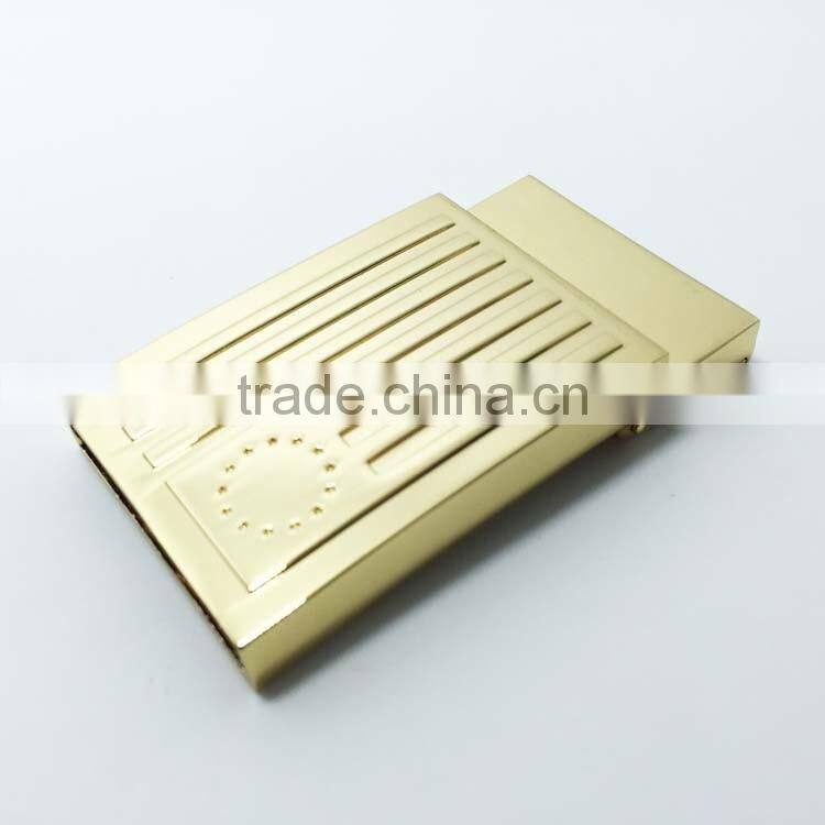 custom logo design service fashion alloy bottle opener belt buckles