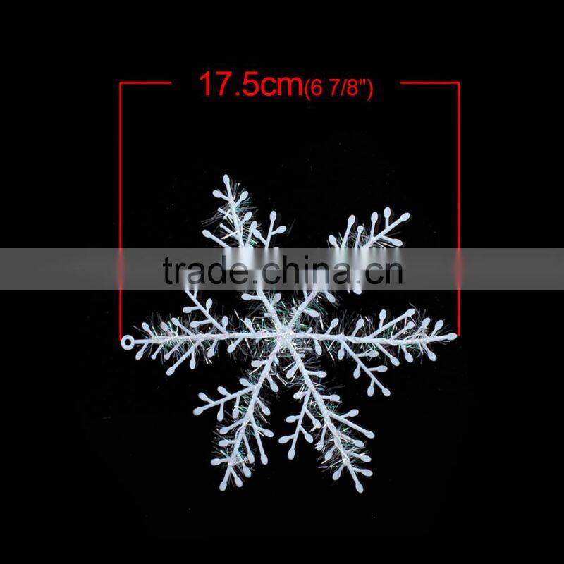 Wholesale White PVC Party Decoration Christmas Snowflake For Tree