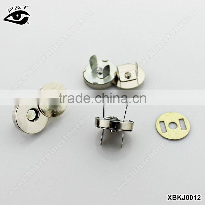 Hot sale magnet button for handbag metal magnet button for purse