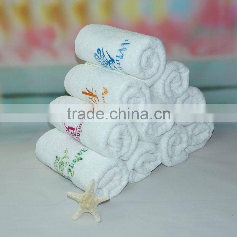 novel promotional embroidery cotton face towe present towel