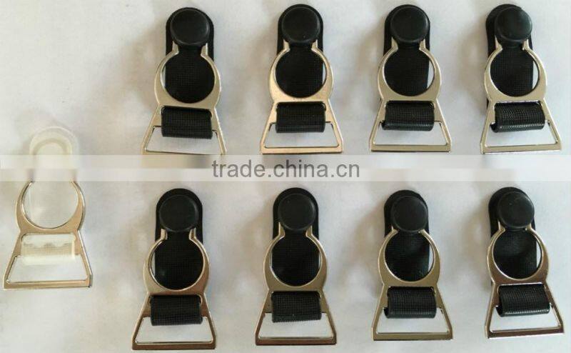 20mm 2017 Dubaa Trading Inc Sexy Lingeries Accessories Silver Garter Metal Suspender Clip NEW Style