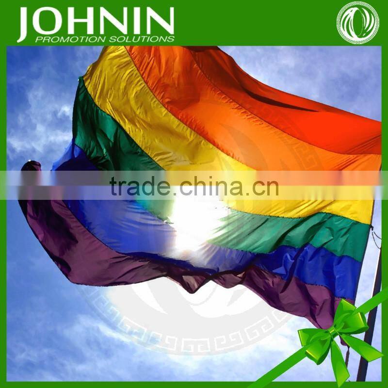 Cheap Custom Flying Rainbow Flag for Sale
