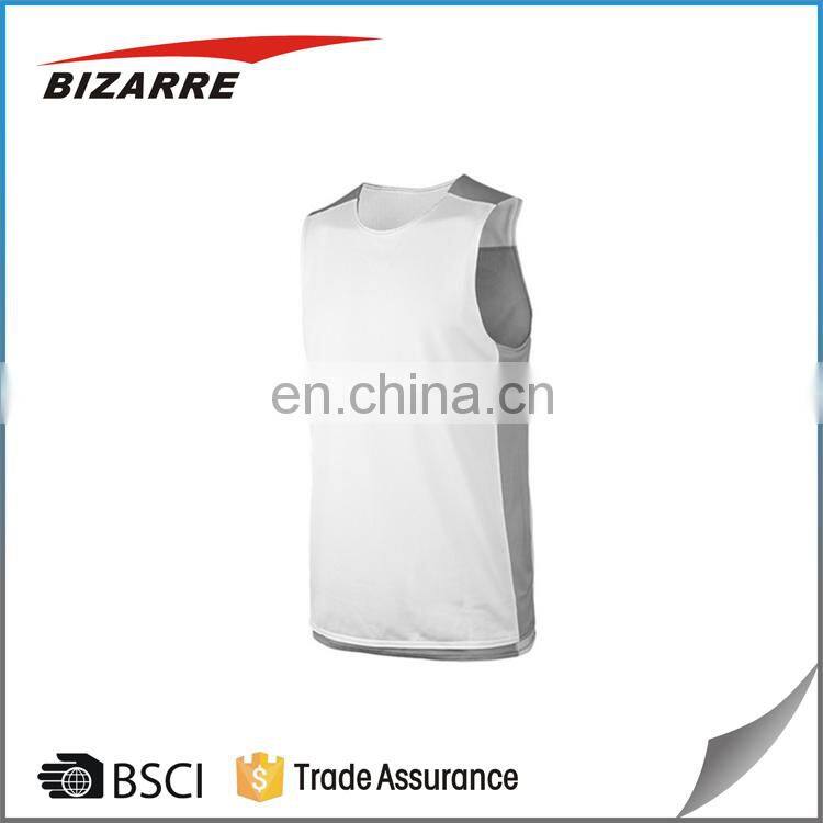 Simple vogue spandex tank top singlet for men