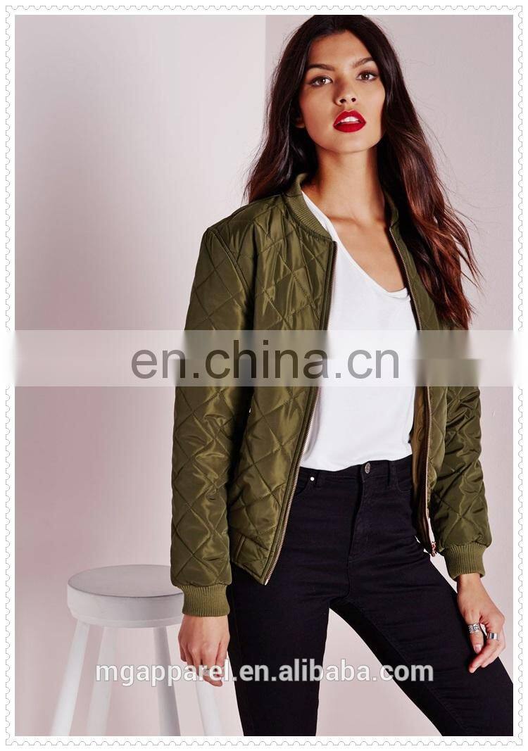 China wholesale outdoor clothes women quilted casual jacket in alibaba
