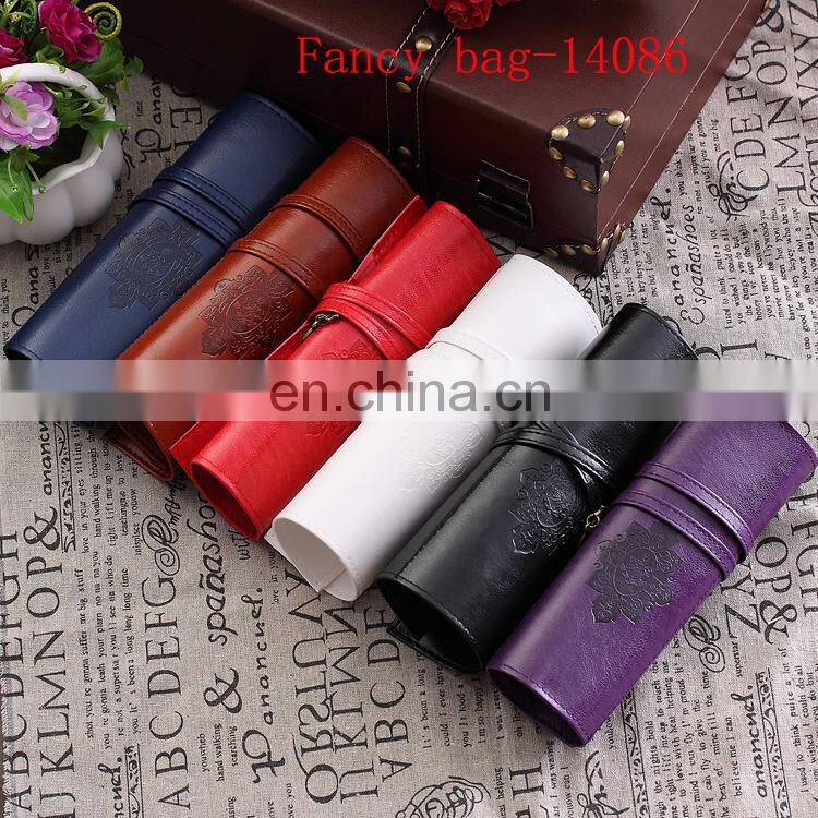 Custom PVC Striped pencil bag korea style Wholesale