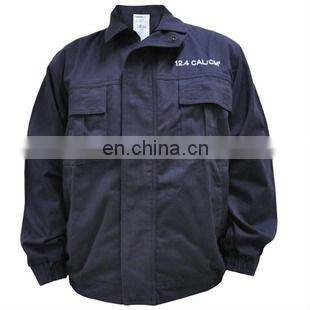 canvas anti flame worker jackets/navy blue work jackets for men/quilted work wear jacket