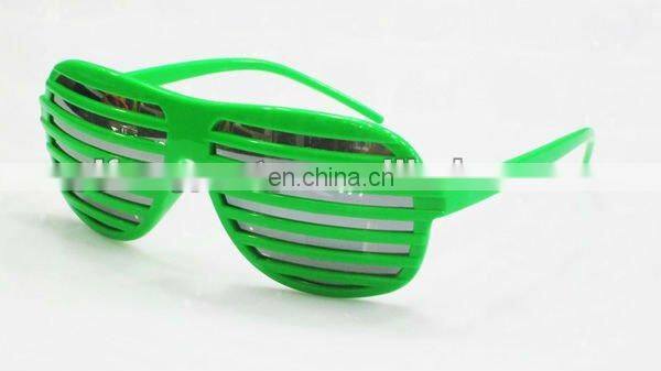 Neon pink shutter glasses