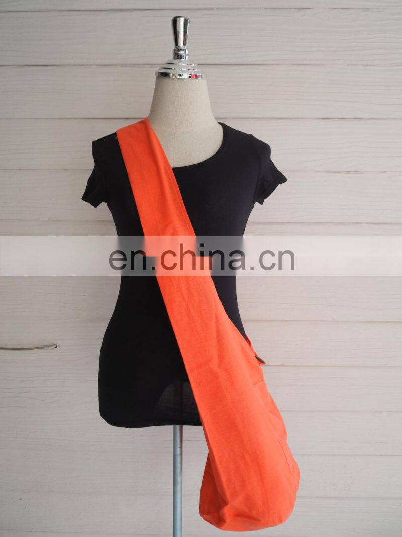 Thai Embroidered HMONG Hill Tribe Shoulder Bag Cross body Bag with Coconut Button