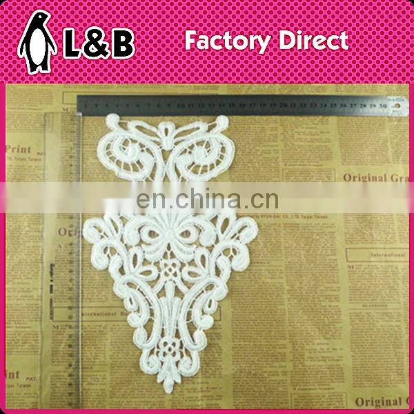 New Design Milk Silk Collar Embroidered Neckline Fringe Decorative Collar For Garment