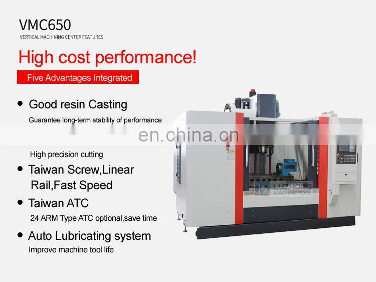 VMC550 650 850 1060 5 Axis CNC Vertical Machining Center